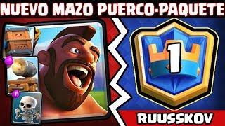 ¡¡EL TOP 1 DEL MUNDO ARRASA CON EL NUEVO MAZO PUERCO-PAQUETE EN 6600+ COPAS!! - [CLASHTV]