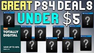 Top 10 Great PS4 Game Deals Under $5 Right NOW - 2 GREAT PSN SALES!