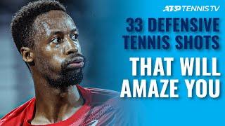 33 "How Has He Won That?!" Amazing Defensive Tennis Points