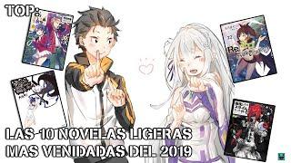 TOP 10: NOVELAS LIGERAS MAS VENDIDAS DEL AÑO 2019 / xdantonioxd