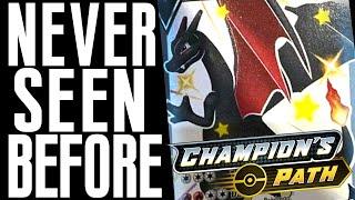 Never Seen Before Shiny Charizard!! Champions Path Set Review