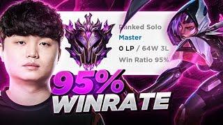 MASTERS KOREA WITH 95% WIN RATE??? *NEW* LEARN TO SMURF LIKE BDD