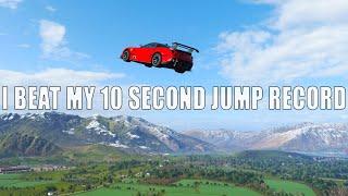 I BEAT MY 10 SECOND JUMP RECORD AND TOP 1000 JUMP | Forza Horizon 4