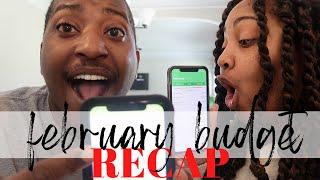 February 2020 Budget Recap | NEW CREDIT CARD, HOUSE PROJECT, $250 FROM AT&T, UNDER FOR FOOD BUDGET