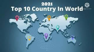 Top 10 country's in world 2021..........