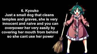 TOP 10 EASIEST GIRLS TO RAPE IN TOUHOU