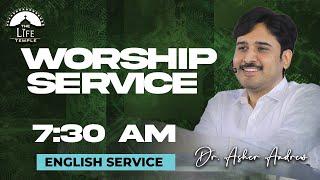 #SundayService English worship service live 10-07-2022 || Dr Asher Andrew || The Life Temple