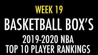 Basketball Box's 2019-2020 NBA Top 10 Player Rankings (Up to March 1, 2020)