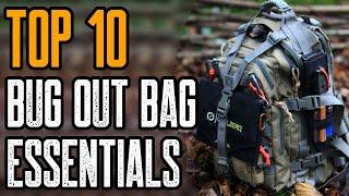 TOP 10 BEST BUG OUT BAG ESSENTIALS 2020!