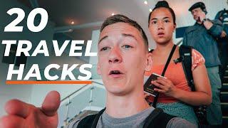 20 MOST OVERLOOKED Flight/Airport Hacks - BEST Flight Ever 2020