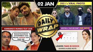 Ranveer Deepika, Ranbir Alia 2021 Pic, Kangana Slams Maha Govt, Malaika Arjun New Yr Pic|Top 10 News
