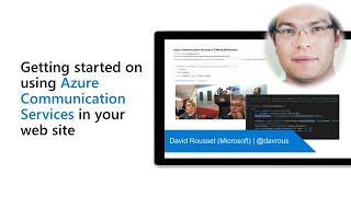 Getting started on using Azure Communication Services in your web site