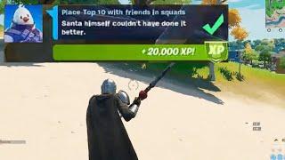 Place Top 10 with Friends in Squads - Fortnite