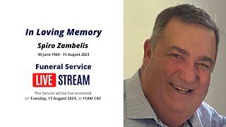 Spiro Zambelis Funeral Service Live Stream