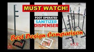 Top 2 Foot Operated Hand Sanitizer Dispenser Design