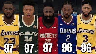 Can The Top 5 Rated NBA 2K20 Players Go 82-0?