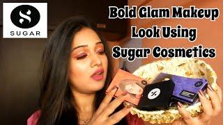 Bold Glam Makeup Look | Sugar Cosmetics | Non Sponsored | Sufia Ansari