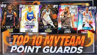 THE TOP 10 BEST POINT GUARDS IN NBA2K20 MYTEAM THAT ARE ON EVERY GODSQUAD!!