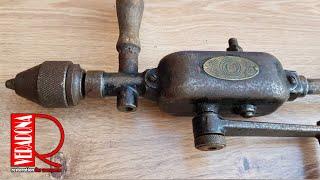 Old hand drill Zbrojovka - Restoration