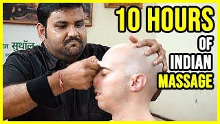 10 HOURS of the BEST ASMR BARBER INDIAN MASSAGE 