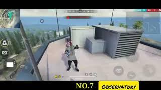 TOP 10 HIDDEN AND SECRET PLACE IN BERMUDA REMASTERED MAP - GARENA FREE FIRE