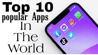 Top 10 popular Apps in the world l Copmlete information l JAHO