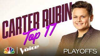 Young Carter Rubin Performs Mariah Carey's "Hero" - The Voice Live Top 17 Performances 2020