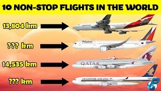 Top 10 Longest Nonstop Flights in the World | Long Journey Flights 2020