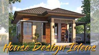 Small House Design l Beautiful and Modern Small Bungalow House [7x8m] l Complete Plans