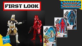 STAR WARS ACTION FIGURE NEWS FIRST LOOK AT COMMANDER BLY AND SITH JET TROOPER BLACK SERIES