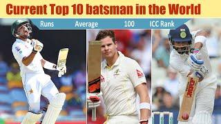 Current Top 10 batsman in the World | Babar Azam | Virat Kohli