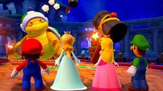 Mario Party 10 All Bosses Minigames #24 Mario vs Peach vs Rosalina vs Luigi (Master Difficult)