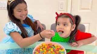 Emma Wants to Be a Good Sister for Ellie | Kids Learn to Wash Hands & Clean Up