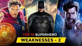 Top 10 Superhero WEAKNESSES Explained in Hindi Ft. #Comickar