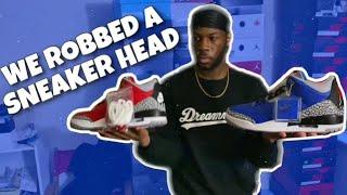 WE ROBBED THE SHOE PLUG FOR $17,000 WORTH OF SHOES....... LIVE FOOTAGE...