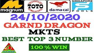 24/10/2020  MKTS  fully  NUMBER_ LUCKY NUMBER _ BEST TOP 3 NUMBER _ MALAYSIA _ SINGAPORE _ LOTTERY