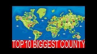 Top 10 biggest country