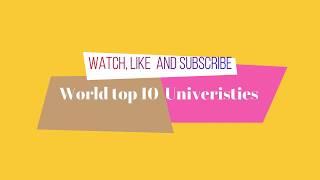 Top 10 world luxury  and expensive universities/Earn information