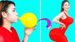 EASY LIFE HACKS AND PRANKS WITH BALLOONS | Best DIY Balloon Hacks And Balloon Tricks by T-Studio