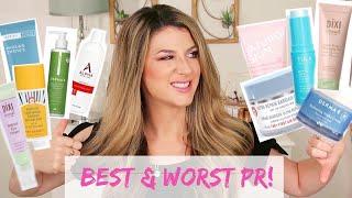 BEST AND WORST SKINCARE PR | CLEANSERS, MOISTURIZERS, EYE CREAMS, SPF, ETC