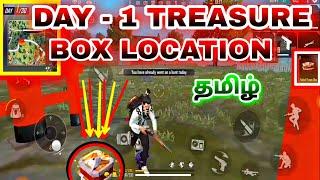 FREE FIRE ( DAY-1 ) Fabled ferals treasure box location tips and tricks in Tamil.....// S7 GAMING //