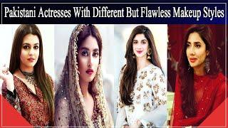 Pakistani Actresses With Different But Flawless Makeup Styles || Good Morning Pakistan