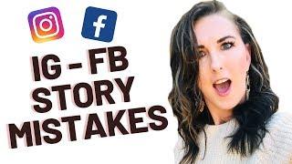 Top Facebook Story & IG Story MISTAKES (DON'T DO THIS!)