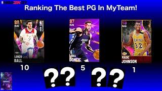 RANKING THE TOP 10 POINT GUARDS IN NBA2k21 MYTEAM!!??