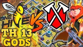 EPIC ESL Style War of The Titans! + Town Hall 13 War Base Copy Link | OneHive VS Tribe Gaming | Raze