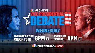Watch: 2020 Vice Presidential Debate Between Mike Pence, Kamala Harris | NBC News NOW