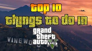 Top 10 Things To Do In GTA V (Story Mode)