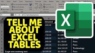 Excel Interview Questions: Tell Me About Excel Tables