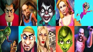 Top 10 Z&K Games - Scary Teacher 3D, Scary Stranger 3D, Scary Robber, Celebrity Neighbor 3D & More