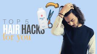 TOP 5 Hair Hacks EVERY GUY SHOULD TRY! BEST Hair Tips For a BETTER Hairstyle!